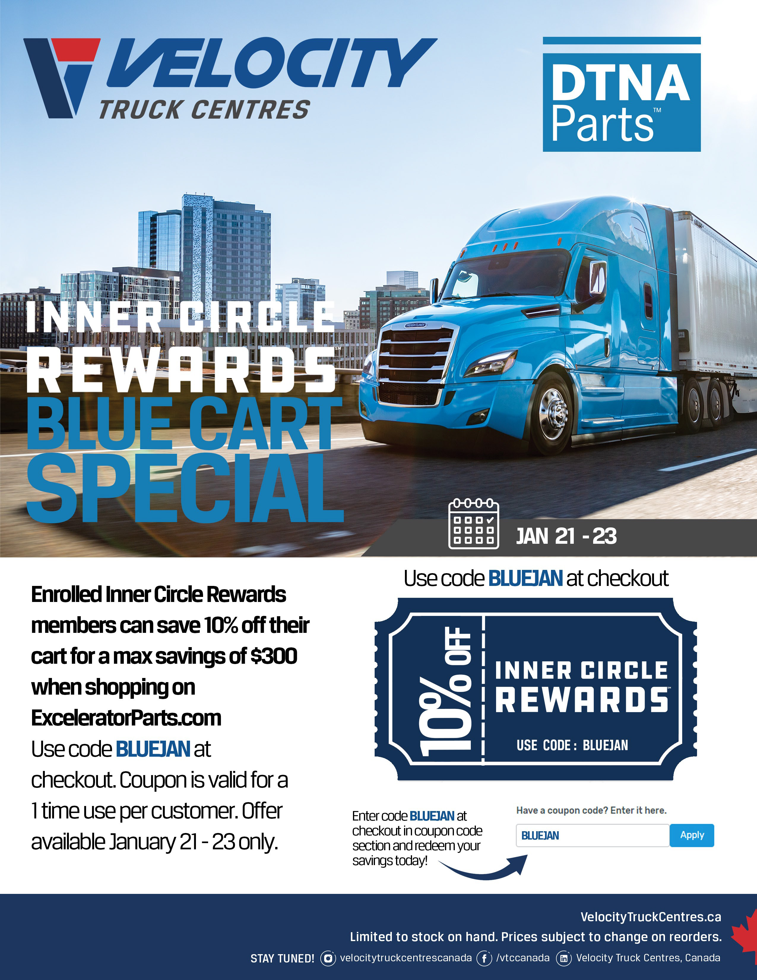 ICR Blue Cart Special